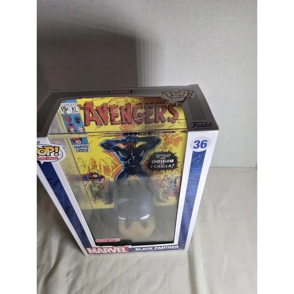 Funko Pop! Comic Book Cover with‎ Case: Marvel - Black Panther - Target...